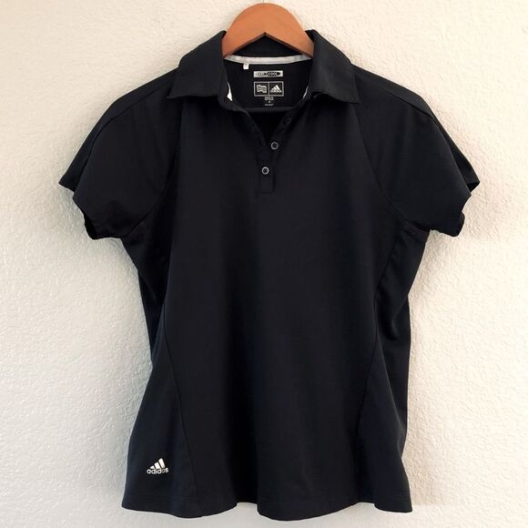 Adidas ClimaCool Black Polo Shirt M - Picture 1 of 4